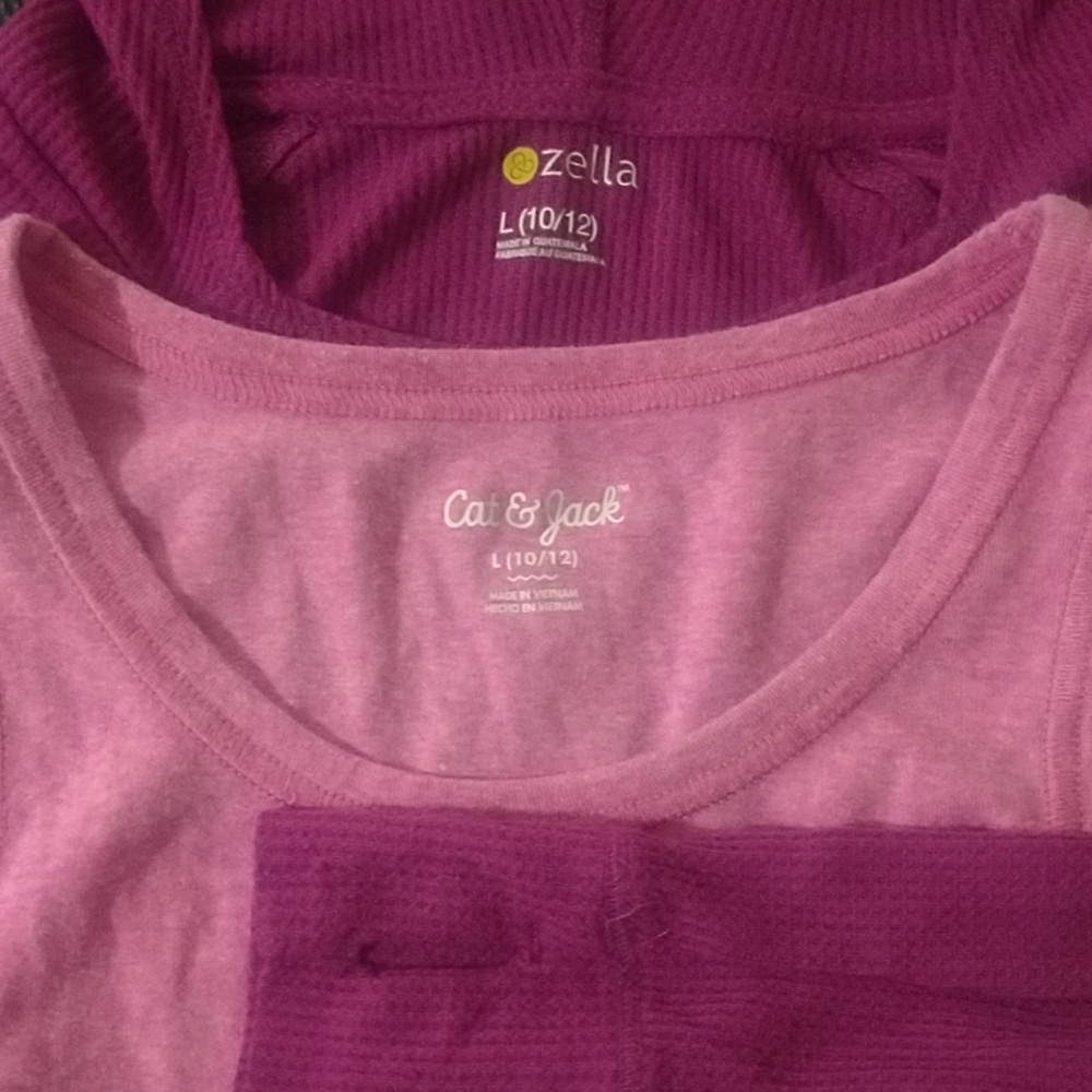 Pink bundle--tank and lightweight hoody - Picture 2 of 3